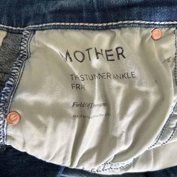 Mother Denim The Stunner Ankle Frey in Field of Dreams - Picture 6 of 12